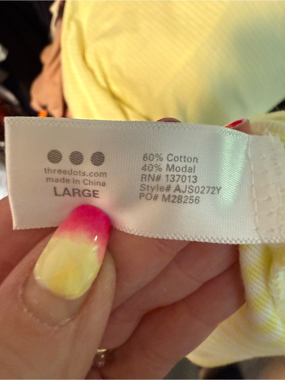 Three Dots Yellow & White Striped Midi Dress 🌼 | 100% Cotton | Size Large | NWOT - Picture 4 of 6